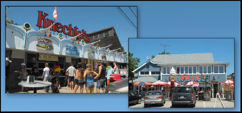 Port Dover Beach restaurants, Real estate Port Dover, Retire Southern Ontario