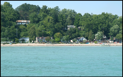  photograph of Cottages and property in Port Ryerse, on the Gold Coast of Ontario, on Lake Erie