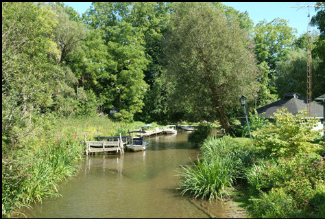  photograph of creek in Port Ryerse, on the Gold Coast of Ontario, on Lake Erie