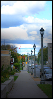 downtown Simcoe Ontario, on the Gold Coast south coast of Ontario