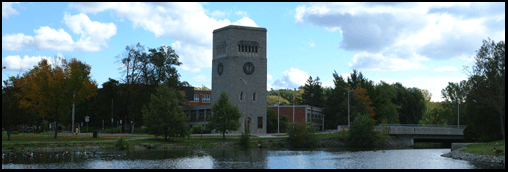 Photograph of monument in Simcoe, on the Gold Coast in southern Ontario