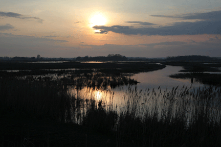 Photograph of biosphere at Long Point, investment property  on the Gold Coast of Ontario, on Lake Erie